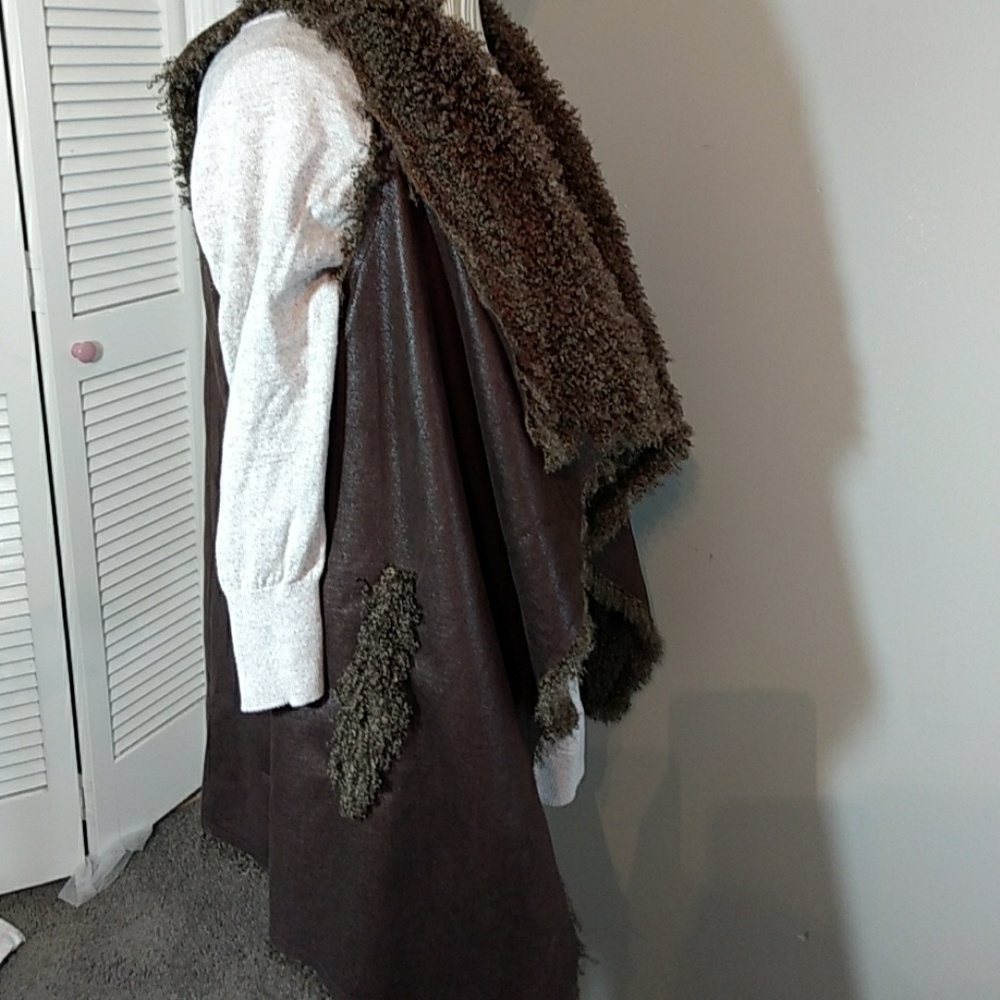 TCEC faux fur & suede Vest